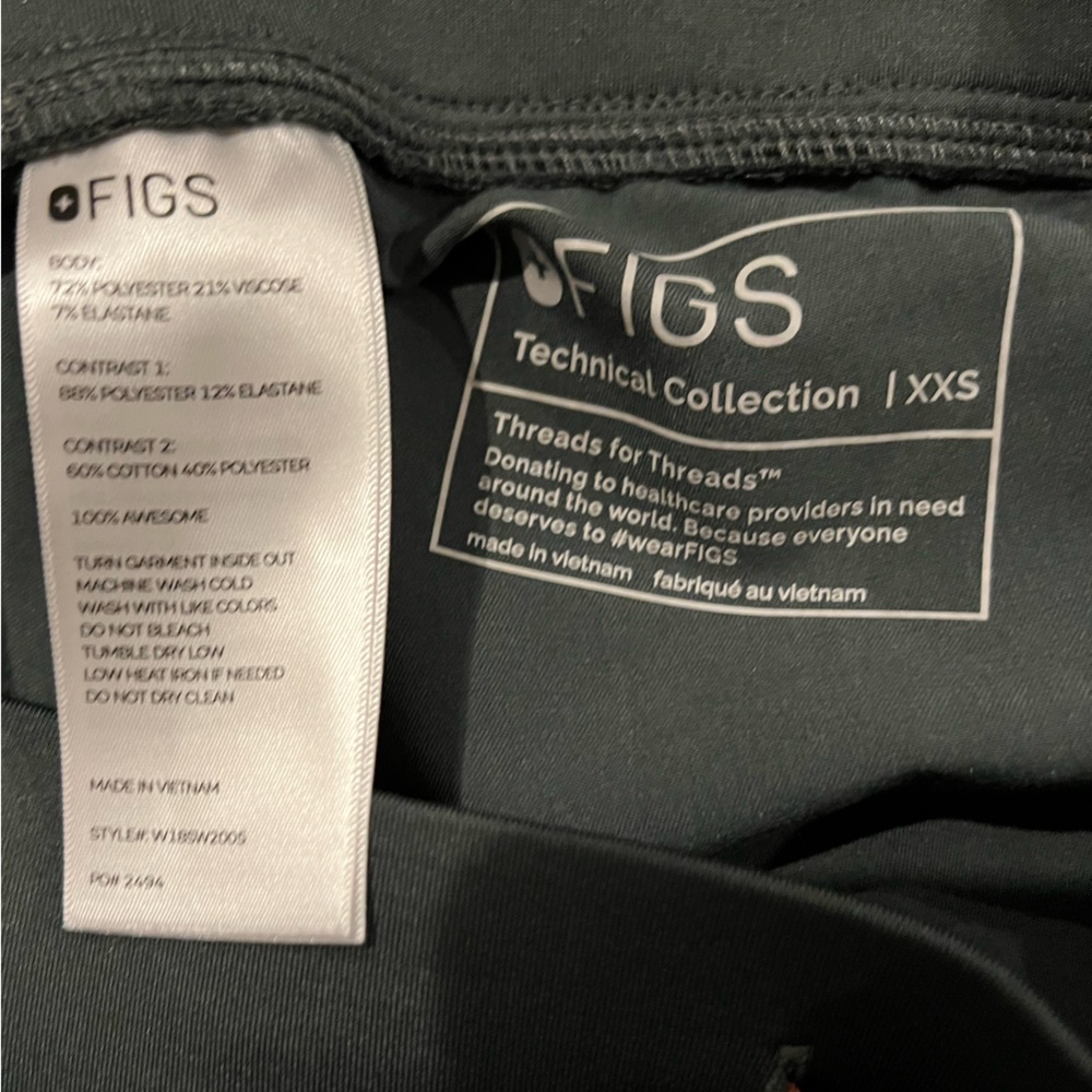 Figs Zamora Jogger Scrub Pants | Bonsai | Size XXS Style# W18SW2005 PO# 2494 - Picture 4 of 4